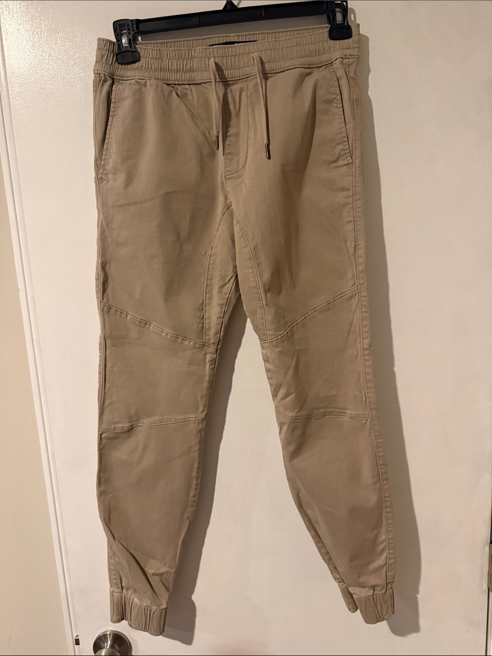 Hollister Men's Tan Drawstring Jogger Pants